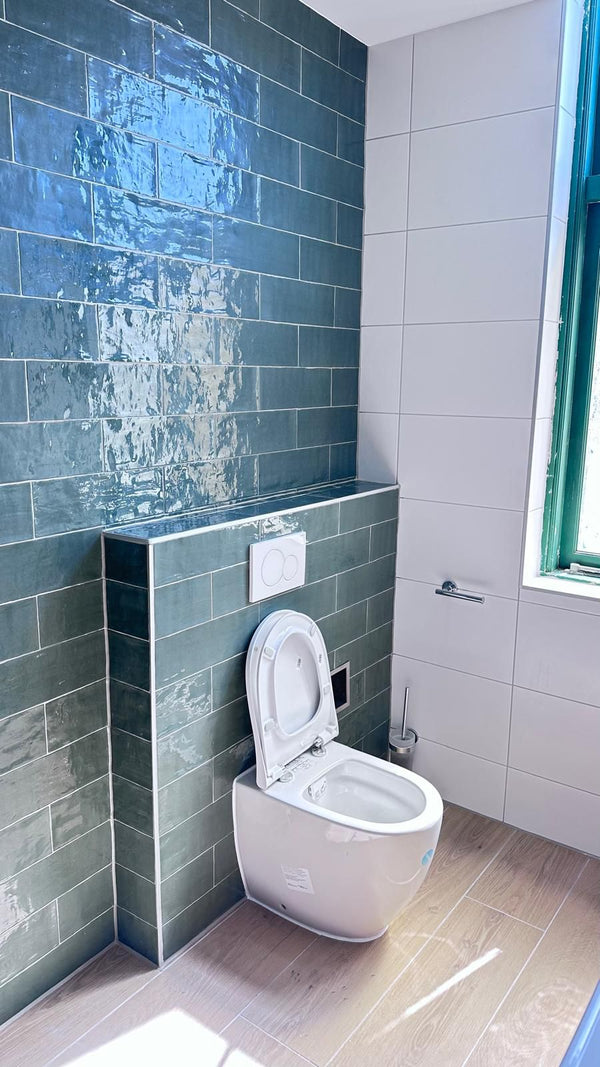 Luxury Toilet with Designer Tiles